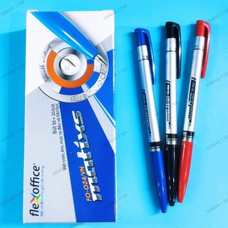 FLEXOFFICE - FO024/VN [03c ] Bút Bi MATIXS 0.7mm Mực Xanh, Đen và Đỏ.
