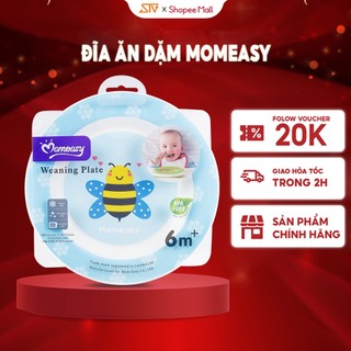 Đĩa Ăn Dặm Momeasy Chất Liệu Nhựa Ăn Toàn Cho Bé