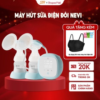 Máy Hút Sữa Điện Đôi Nevi NCVI- 8769 Chính Hãng Lực Hút Mạnh Tiệt Trùng Đảm Bảo An Toàn, Kích Sữa Về Nhanh Chống Chảy Ng