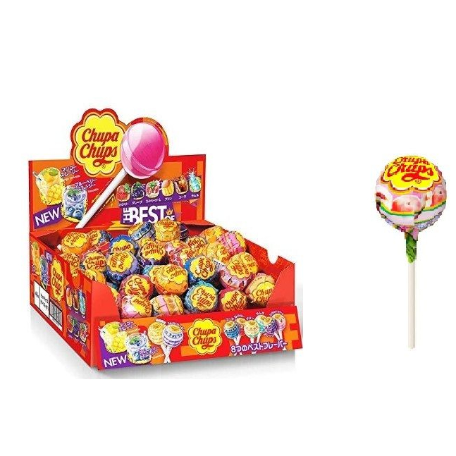 Kẹo Mút Chupa Chups 8 Vị Đăc Biệt Ngẫu Nhiên Kracie - Nhật Bản