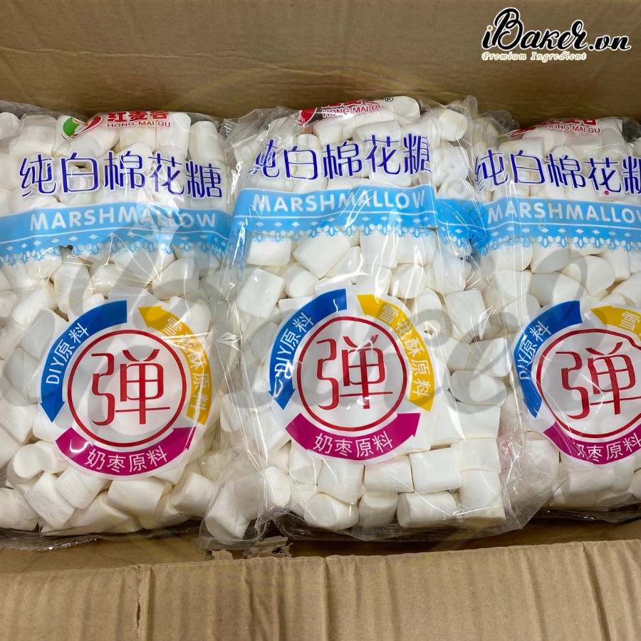 KẸO MARSHMALLOW ĂN KIÊNG ÍT NGỌT HONG MAI GU LÀM KẸO NOUGAT, BÁNH BÔNG TUYẾT