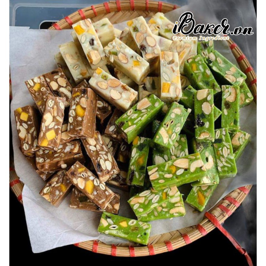 KẸO MARSHMALLOW ĂN KIÊNG ÍT NGỌT HONG MAI GU LÀM KẸO NOUGAT, BÁNH BÔNG TUYẾT