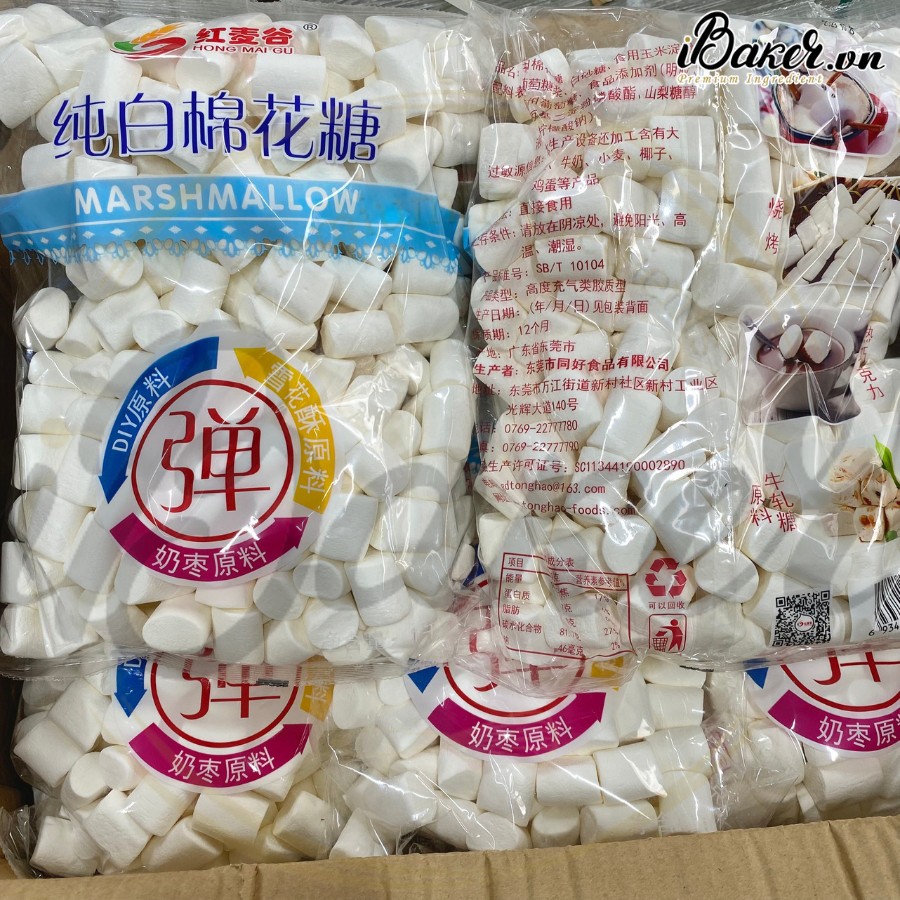 KẸO MARSHMALLOW ĂN KIÊNG ÍT NGỌT HONG MAI GU LÀM KẸO NOUGAT, BÁNH BÔNG TUYẾT