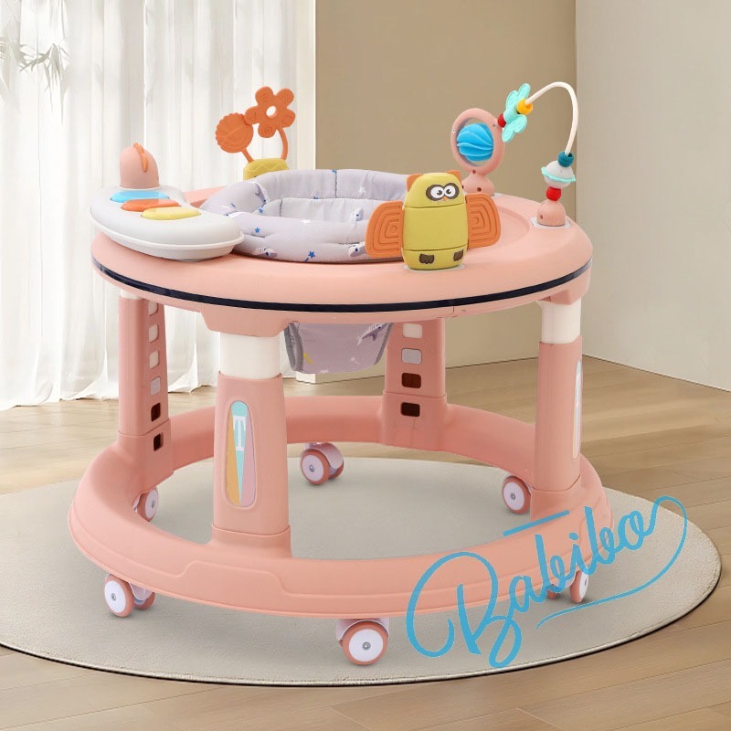 Xe tập đi tròn cho bé có nhạc  kết hơp bàn ăn -Babibo.Kids