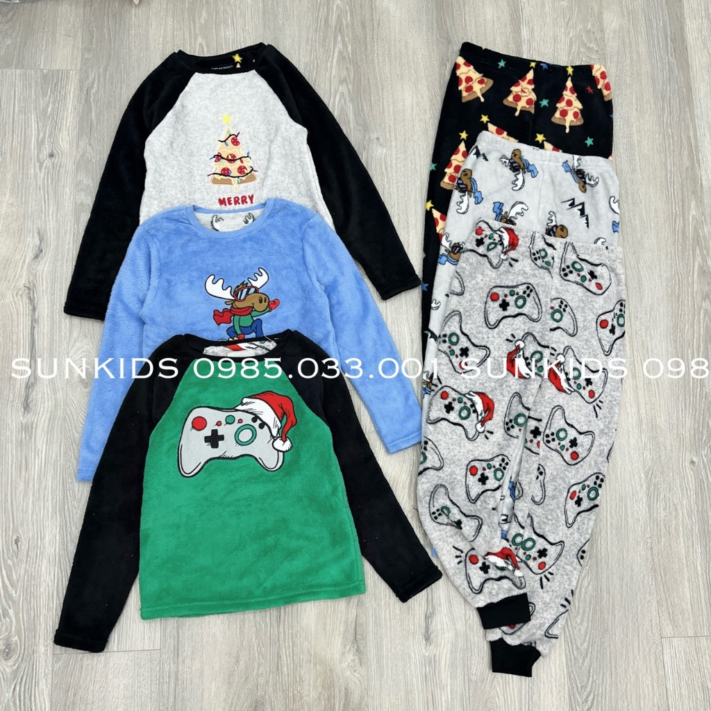 Bộ băng lông bé trai bé gái Noel Primark