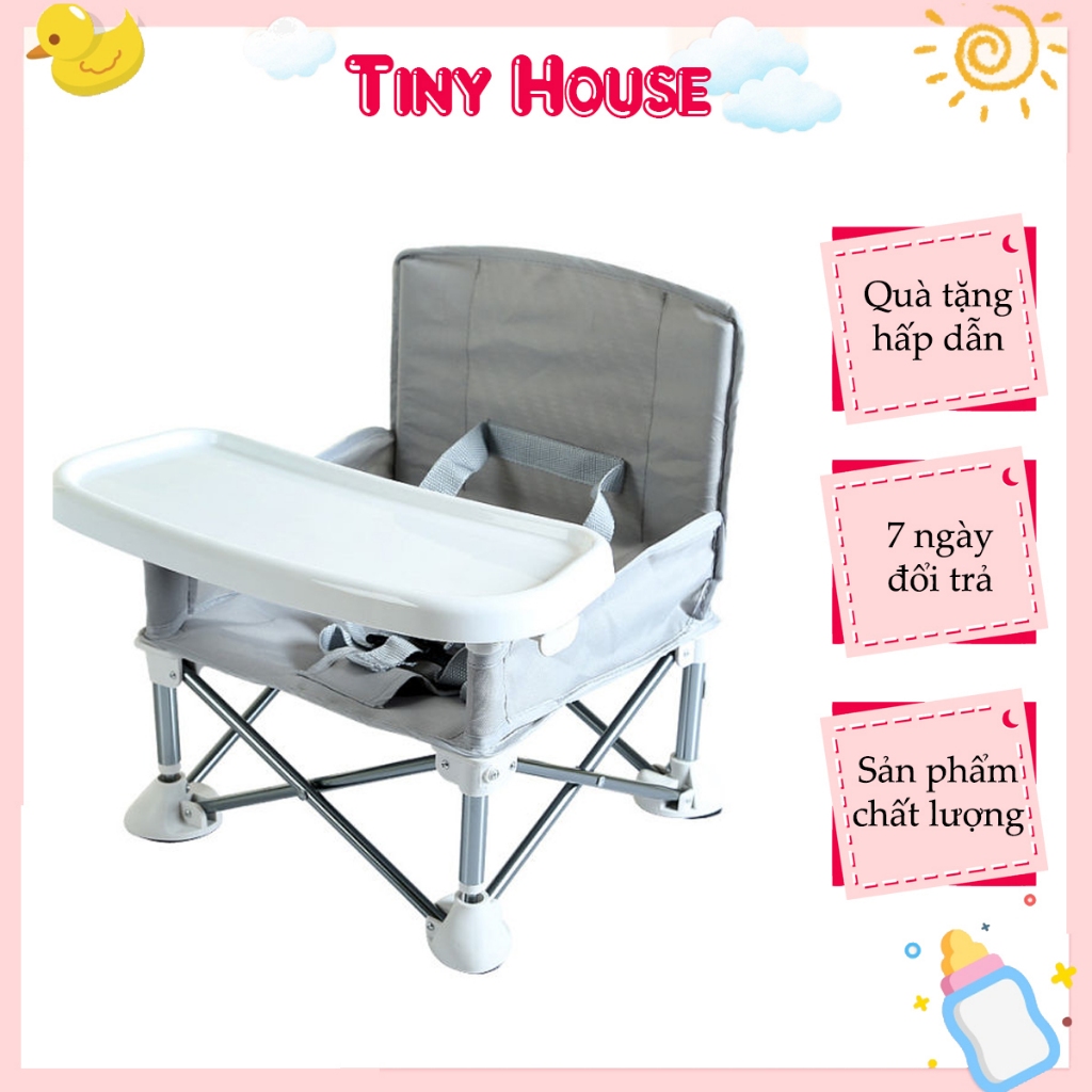 Ghế Ăn Dặm Cao Cấp Gấp Gọn Cho Bé Siêu Nhẹ Kiêm Ghế Chụp Ảnh Cho Bé Đi Dã Ngoại Du Lịch Nhỏ Gọn Chắc Chắn Tiện Lợi