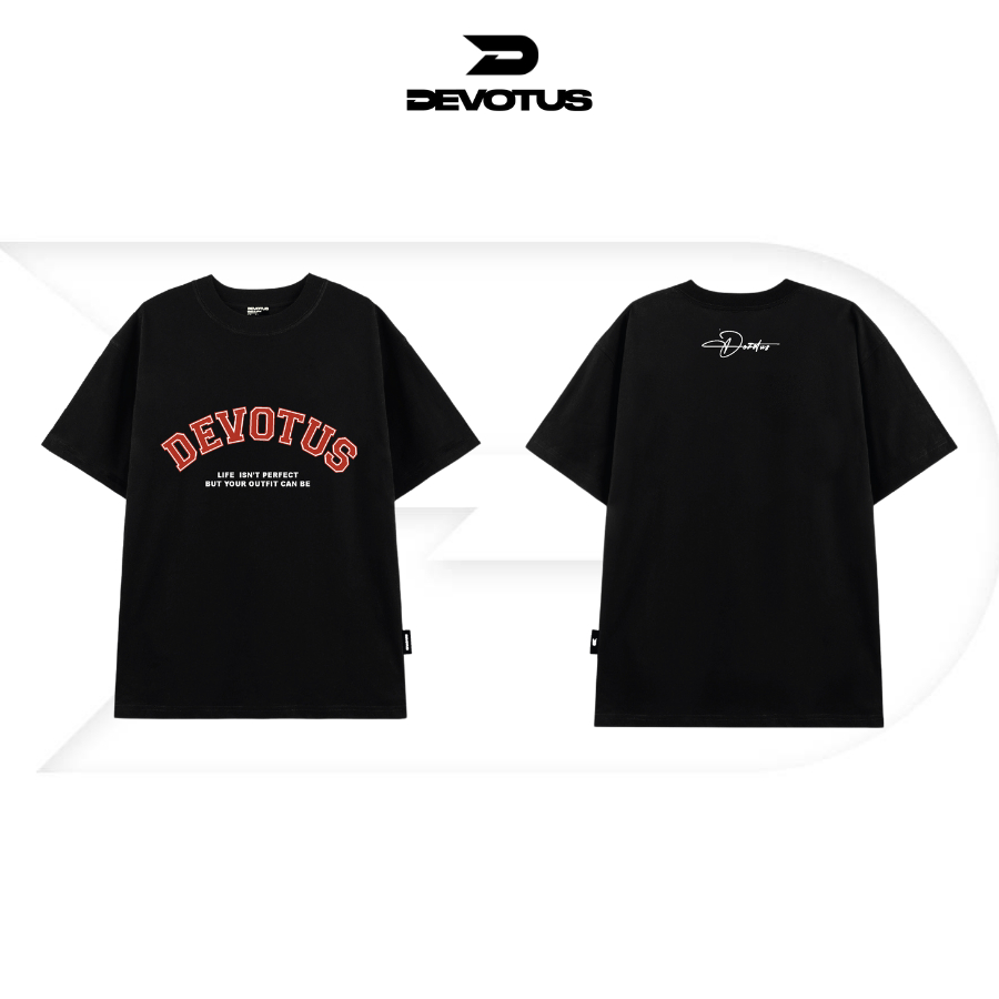 Áo thun Local Brand Unisex Devotus Premium 100% Cotton form Oversize - Basic logo - DVT41