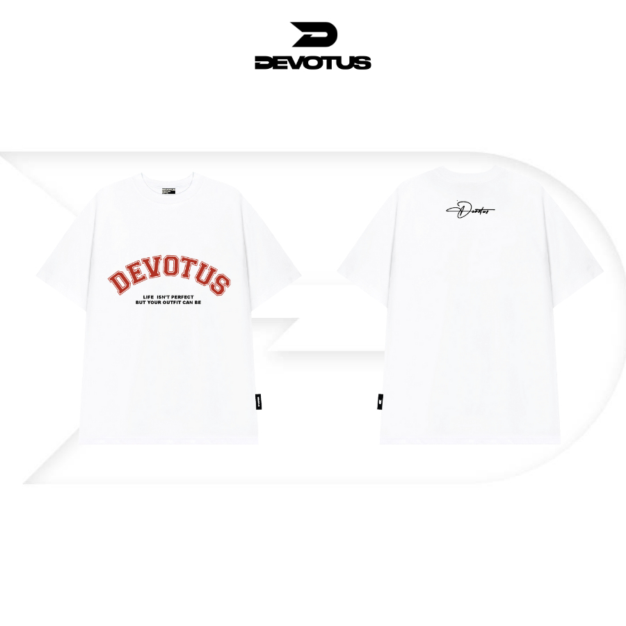 Áo thun Local Brand Unisex Devotus Premium 100% Cotton form Oversize - Basic logo - DVT41