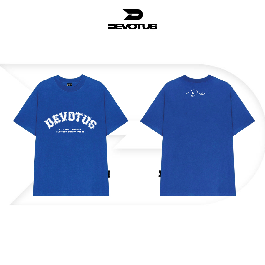Áo thun Local Brand Unisex Devotus Premium 100% Cotton form Oversize - Basic logo - DVT41