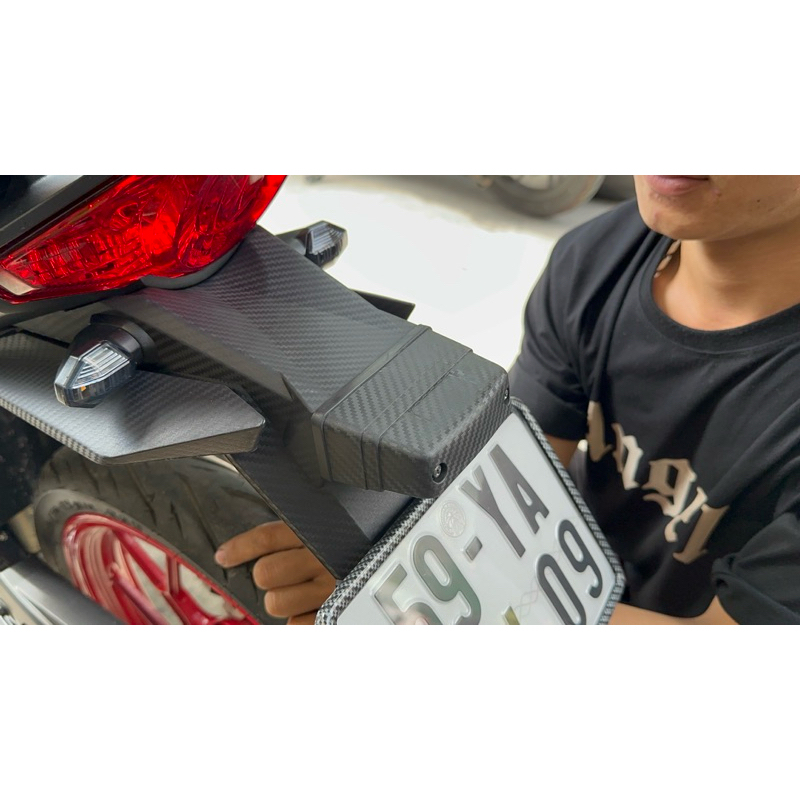 Dè chống gãy vân Carbon Raider và Satria