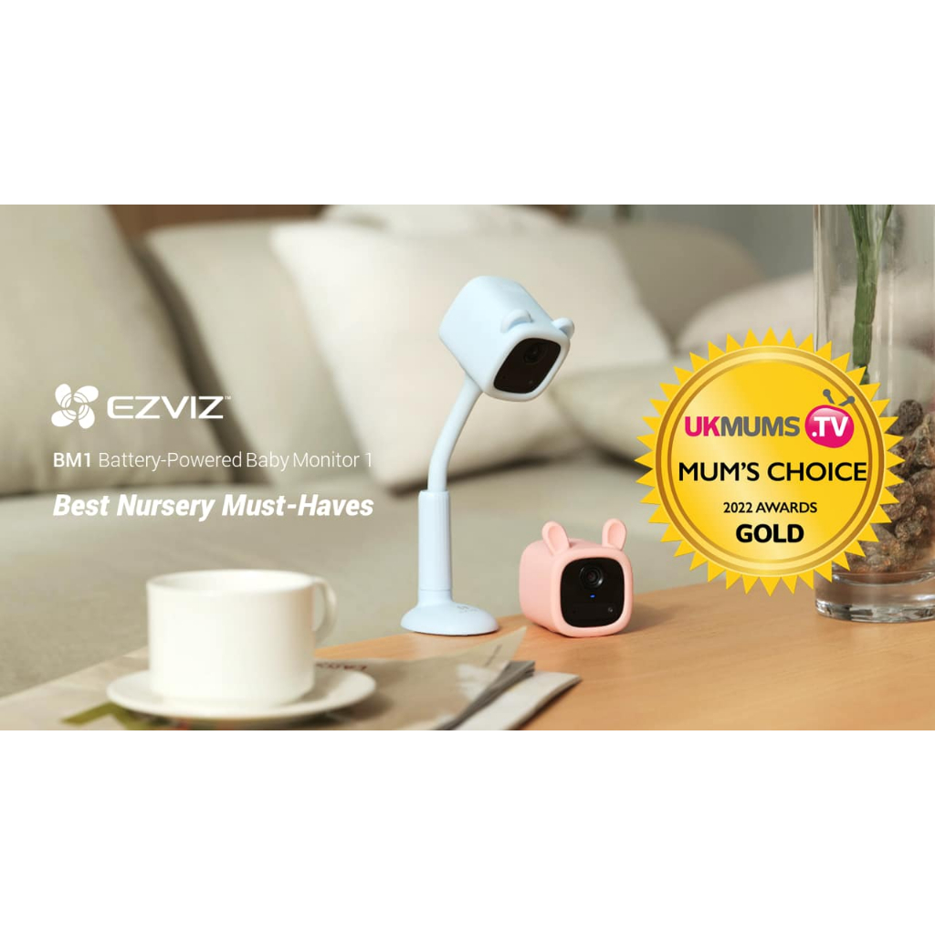 Camera giám sát trẻ em Ezviz BM1 chính hãng, phát hiện bé khóc, tự động phát nhạc