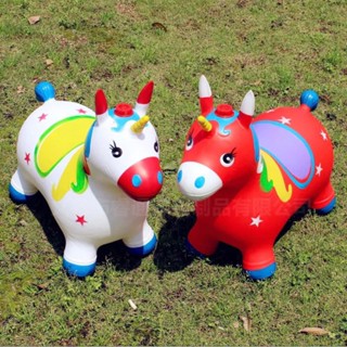   Hàng loại 1  Thú nhún kỳ lân dễ thương cho bé đồ chơi thú nhún bơm hơi loại dày có nhạc 