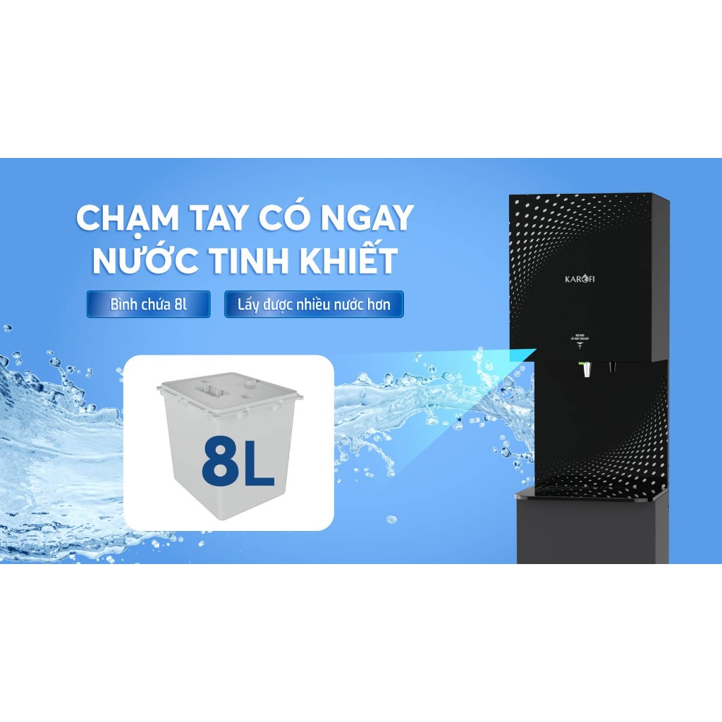 Máy lọc nước treo tường Karofi KAQ-W18