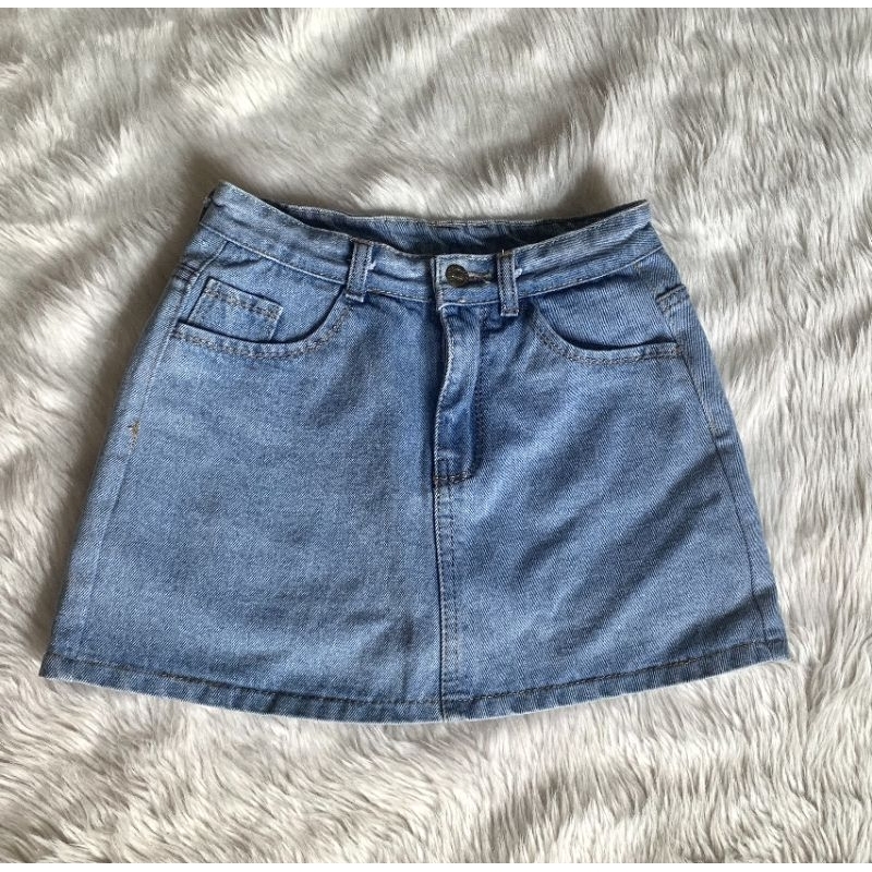 Chân váy jean