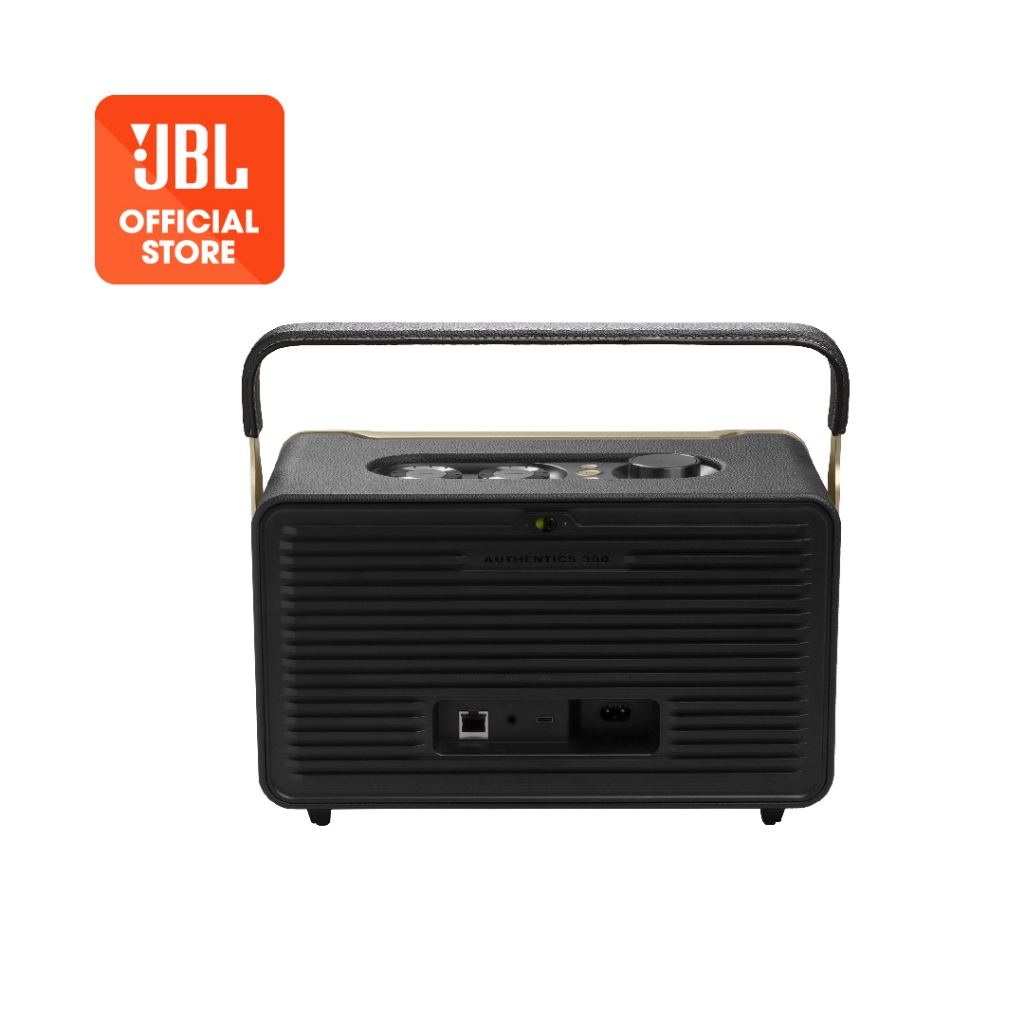 Loa Di Động Thông Minh JBL Authentics 300 | Thiết Kế Retro | Kết Nối Wifi, Bluetooth - Hàng Chính Hãng