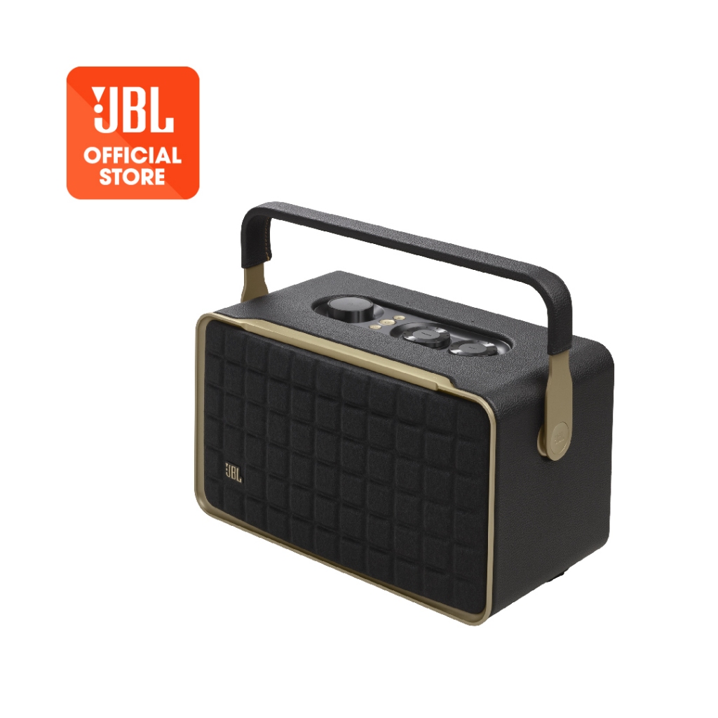 Loa Di Động Thông Minh JBL Authentics 300 | Thiết Kế Retro | Kết Nối Wifi, Bluetooth - Hàng Chính Hãng