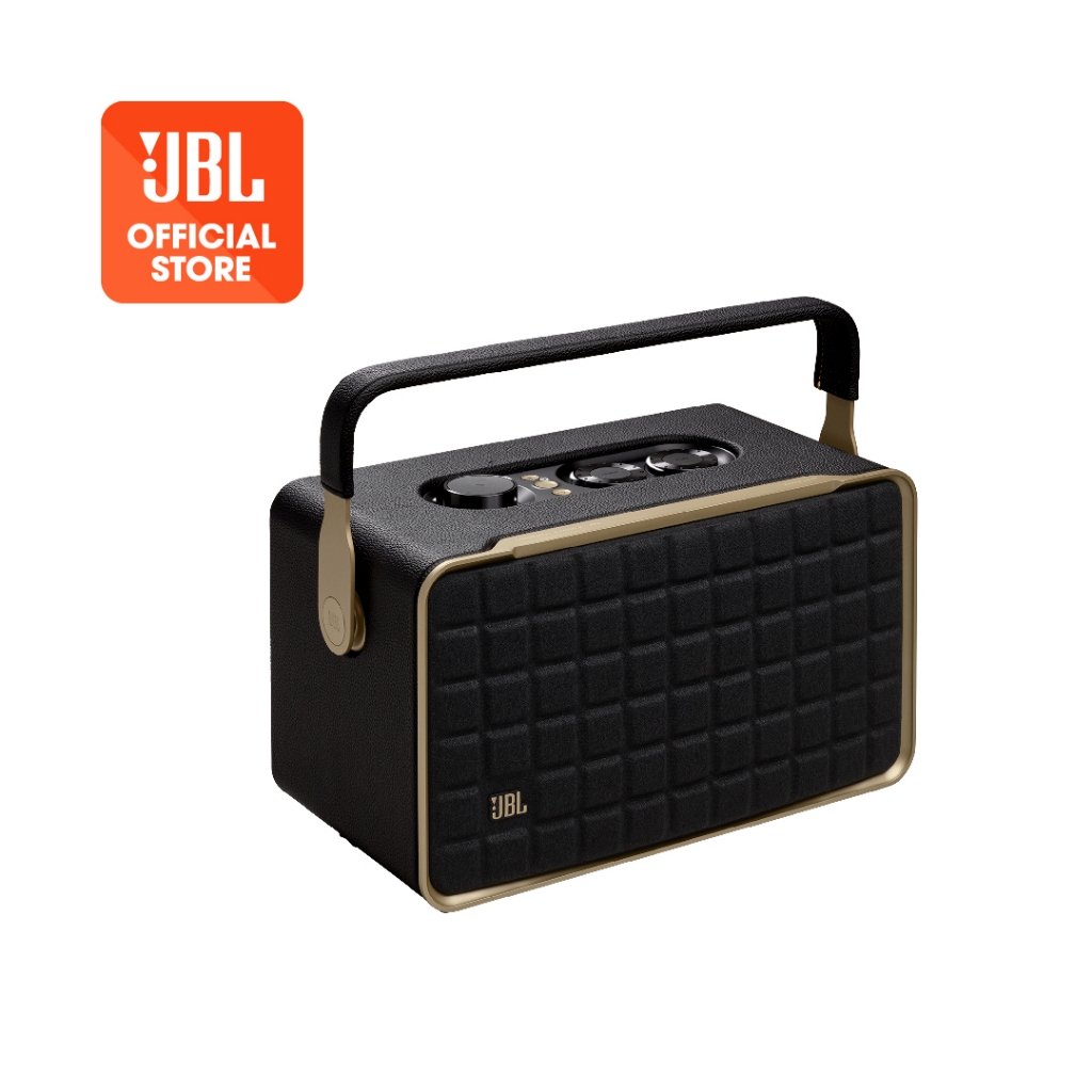 Loa Di Động Thông Minh JBL Authentics 300 | Thiết Kế Retro | Kết Nối Wifi, Bluetooth - Hàng Chính Hãng