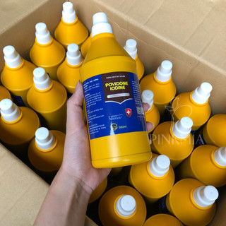 Dung dịch cồn đỏ sát khuẩn, povidone iodine 10% 500ml