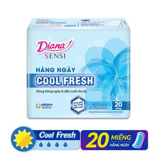 Băng vệ sinh diana sensi cool fresh hàng ngày 20 miếng