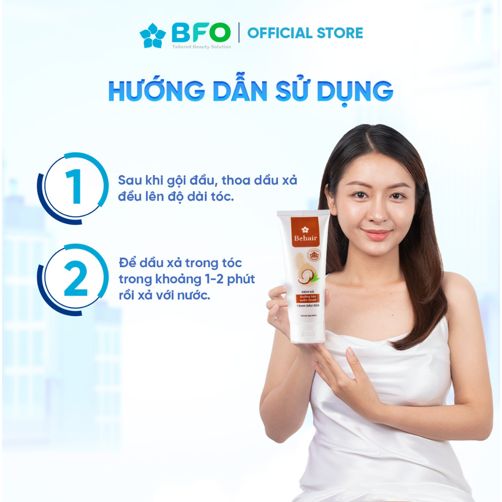 Dầu Gội Behair Tinh Dầu Dừa (800ml)