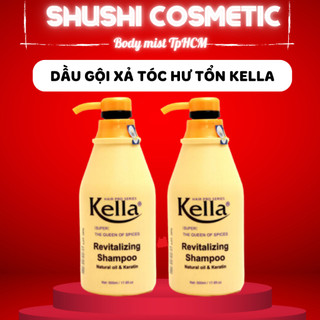 Dầu gội + Dầu xả Kella phục hồi tóc hư tổn 500ml bodymist.tphcm