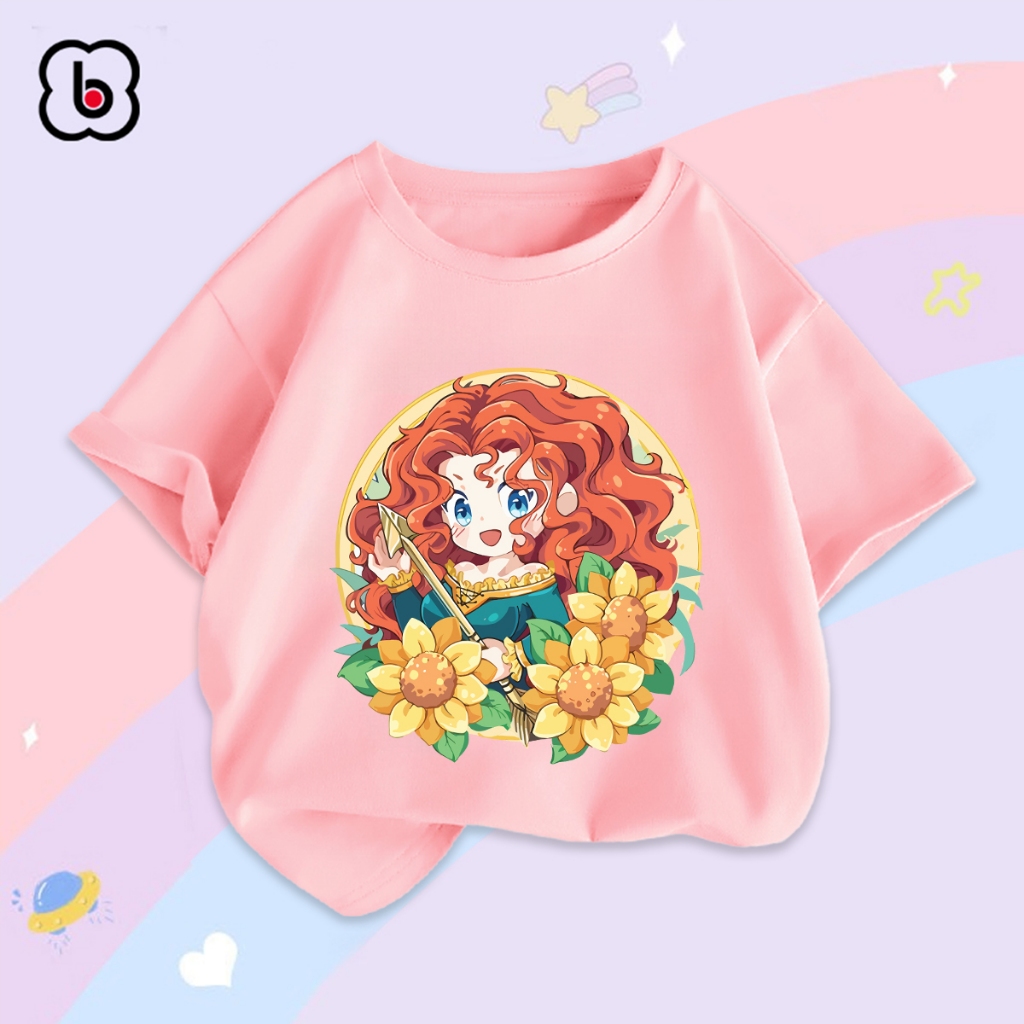 Áo thun bé gái BabyloveGO áo trẻ em mẫu hè 2023 họa tiết baby girl cá tính dễ thương