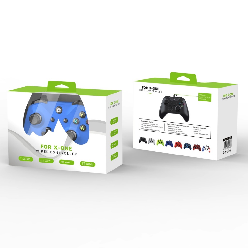 Gamepad tay game dây XOneS cho máy tính, laptop, máy game xone