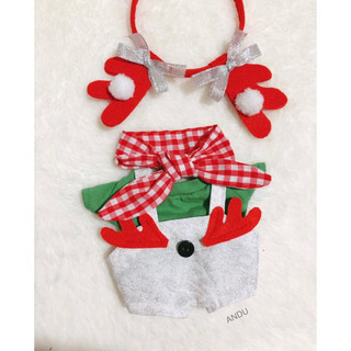 "Có Sẵn"Set đồ Noel cho Labubu17cm/Doll 10-15-20cm