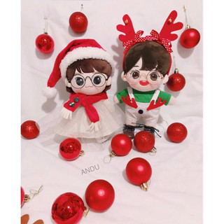 "Có Sẵn"Set đồ Noel cho Labubu17cm/Doll 10-15-20cm