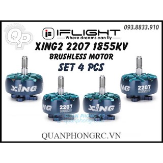 Motor iflight xing 2 2207 1855kv brushless motor 3-6s