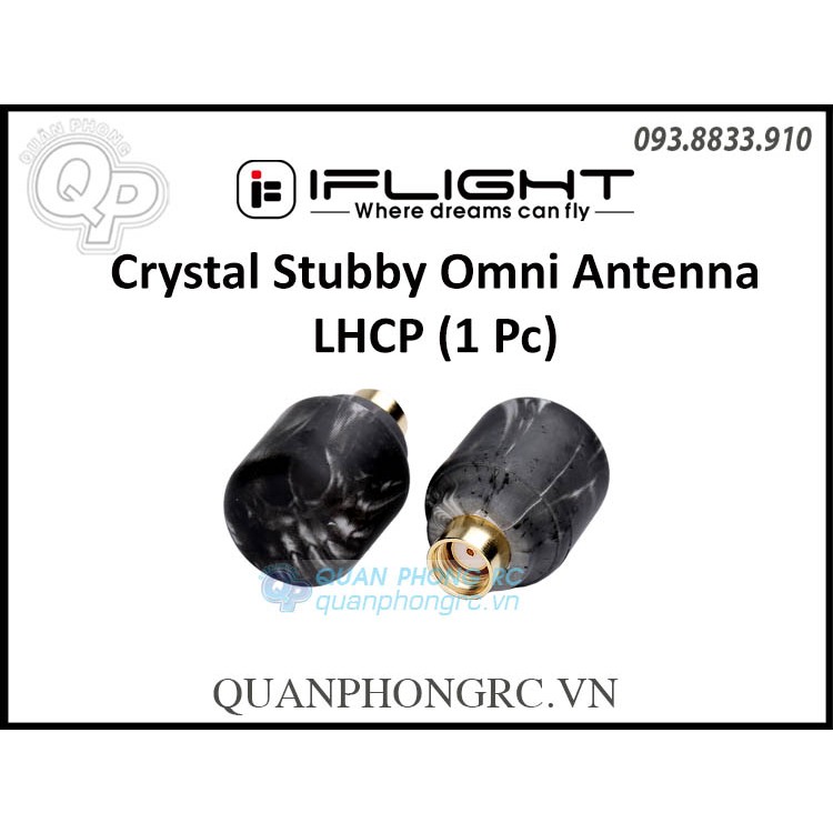 Anten iFlight Crystal Stubby Short Omni Antenna LHCP RP-SMA