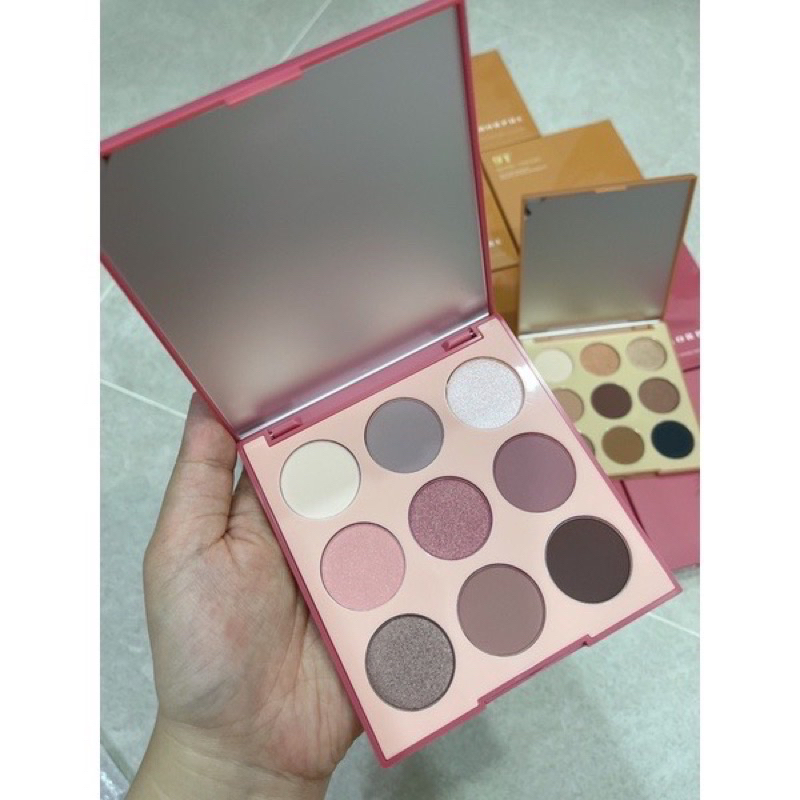 Bảng phấn mắt Morphe 9V Vintage Rose. 9 ô ly