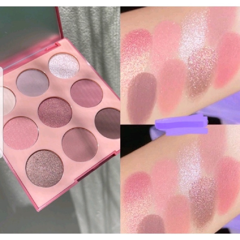 Bảng phấn mắt Morphe 9V Vintage Rose. 9 ô ly