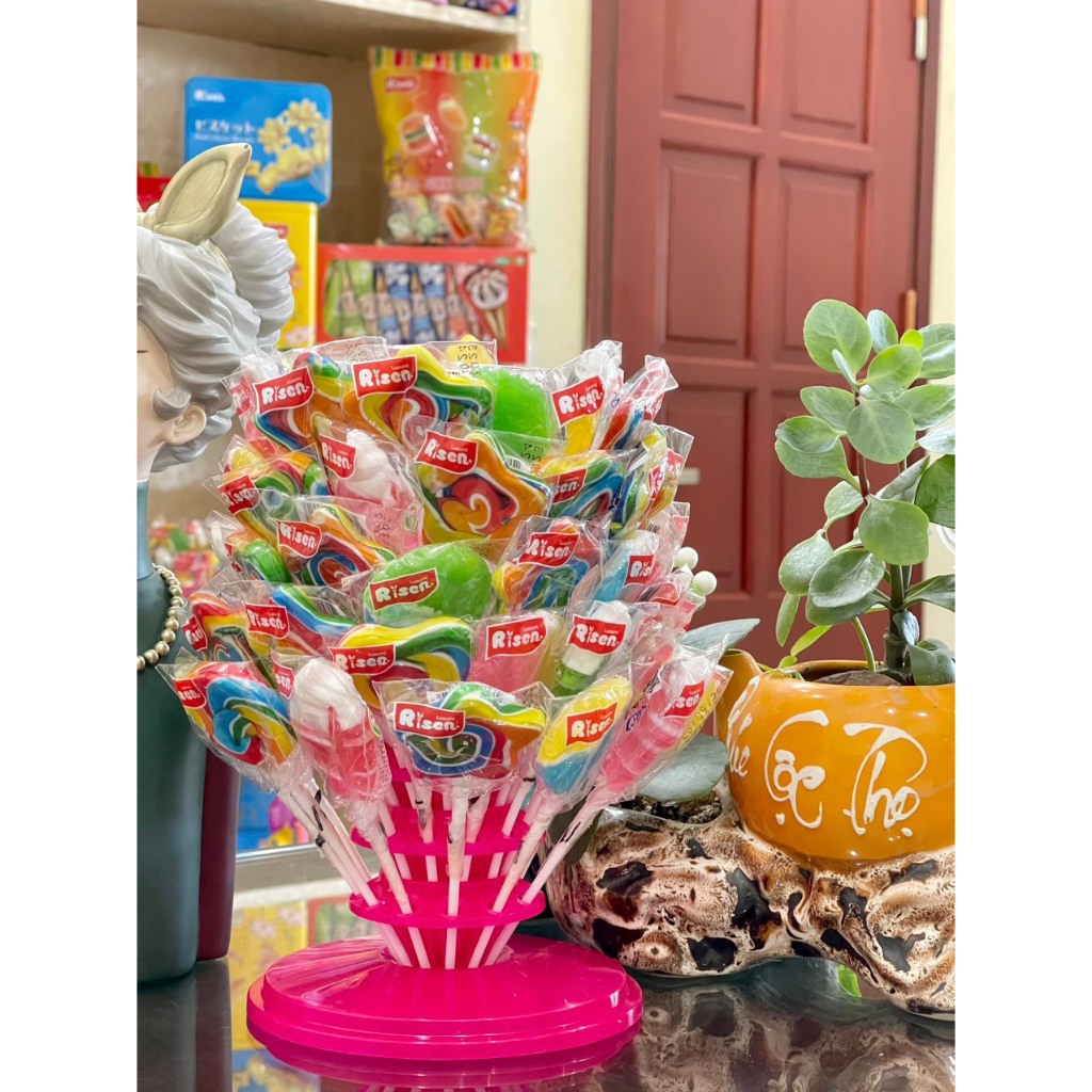Kẹo mút xiên đế Risen siêu ngon - Ăn vặt tuổi thơ