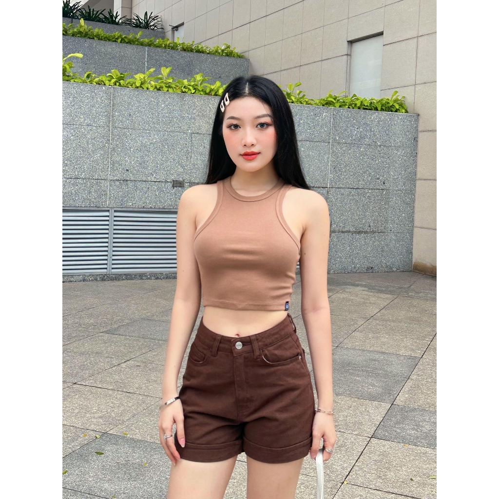 Quần short kaki nữ HEYBEE 2 màu - HK1615