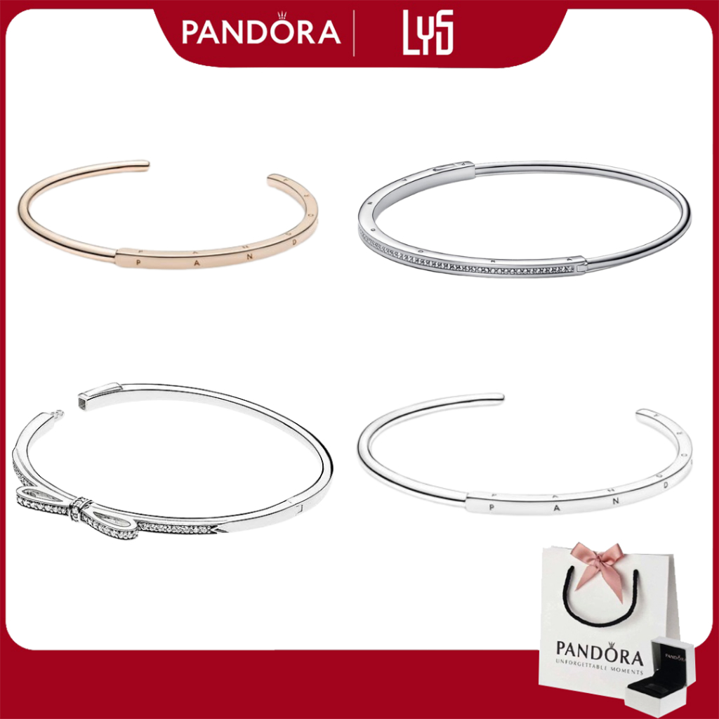 Vòng Tay bạc S925 Cubic Zirconia Signature Vòng Kiềng Fullbox - Bạc S925