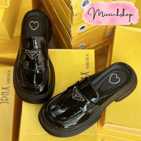 Giày Sục Nữ da tag PANDA  đế đúc siêu nhẹ êm LOẠI 1 FULL HỘP