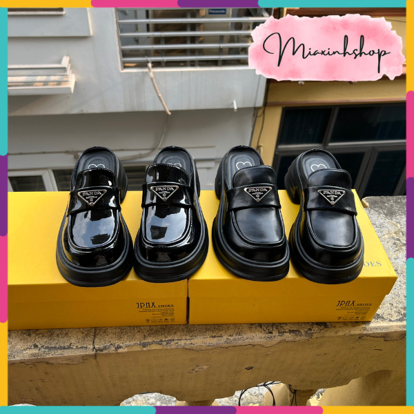 Giày Sục Nữ da tag PANDA  đế đúc siêu nhẹ êm LOẠI 1 FULL HỘP