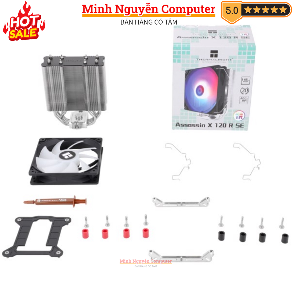 Tản Nhiệt Khí THERMALRIGHT ASSASSIN X 120 REFINED SE ARGB - Bảo hành 1 năm