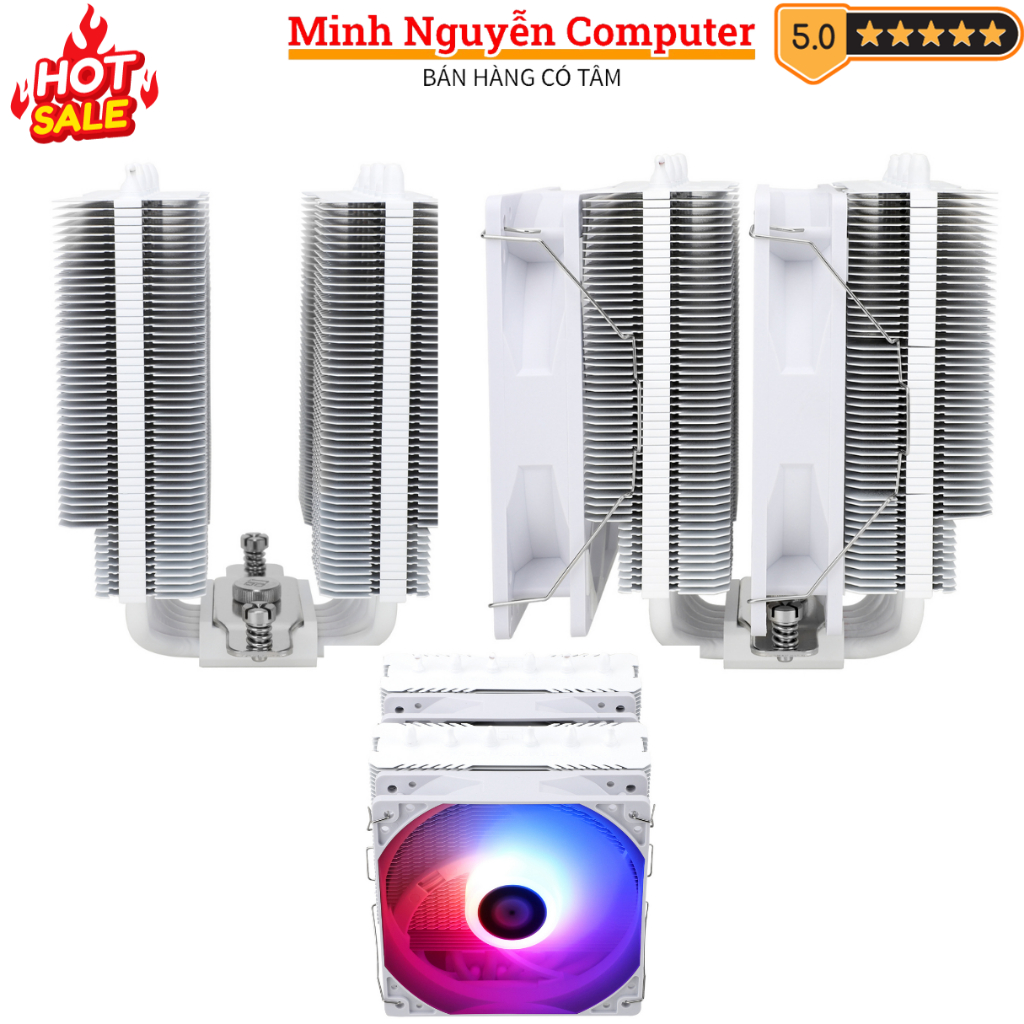 Tản Nhiệt Khí THERMALRIGHT PEERLESS ASSASSIN 120 SE White ARGB - Bảo hành 1 năm