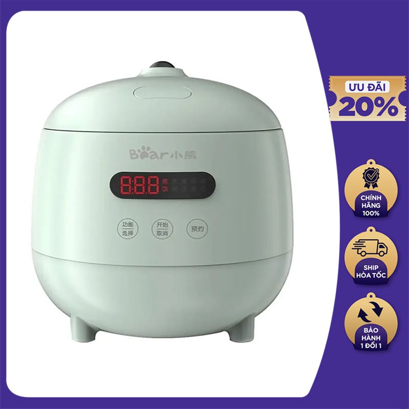 Nồi cơm điện MINI đa năng 1.2L (nấu 0.3L) Bear DFB-B12F1
