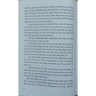 Sách - Pháp luật đại cương (Dùng trong các trường đại học, cao đẳng và trung cấp)