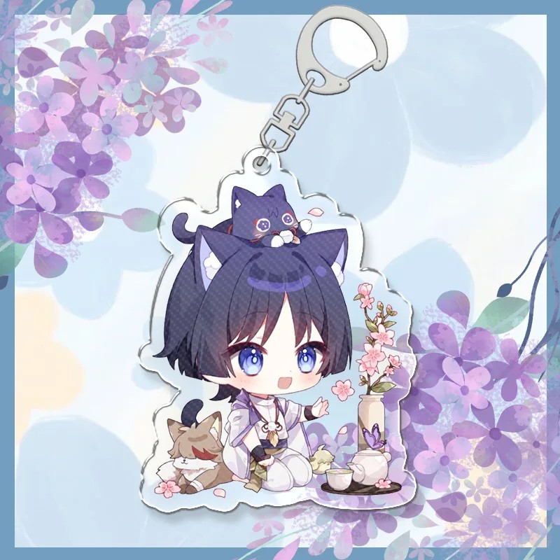 Móc khoá in hình GENSHIN IMPACT mica trong acrylic game chibi xinh xắn