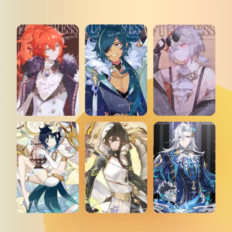 Card bo góc pola Genshin Impact Mondstadt & Liyue & Inazuma hàng artist có bản quyền