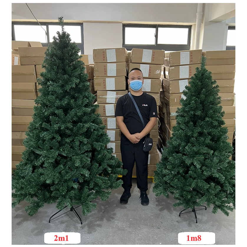 Cây thông Noel 1m5 đến 3m  tán siêu dày + Bộ phụ kiện trang trí cây thông Giáng Sinh