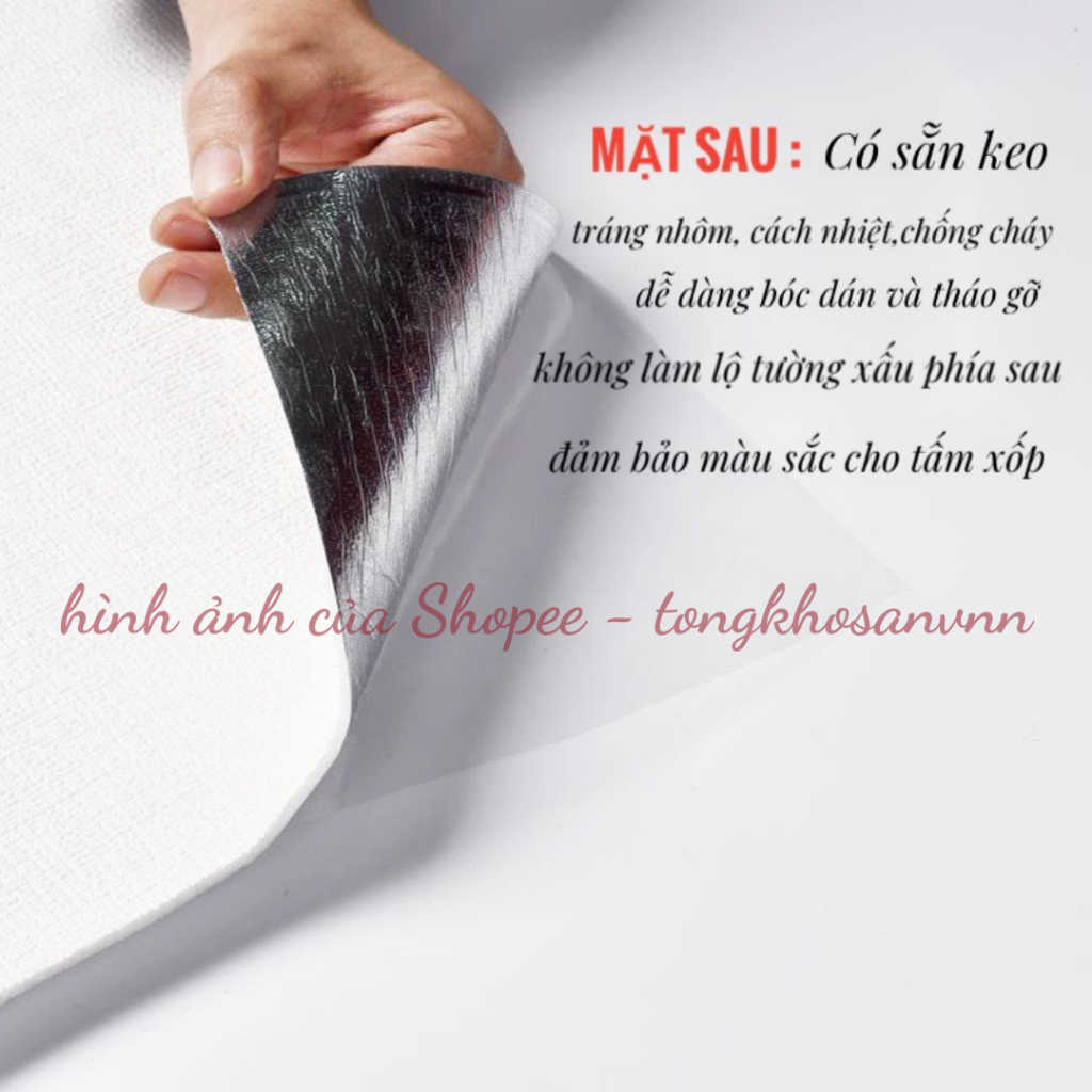 HOT - Xốp Cuộn Thế Hệ Mới, Che Khuyết Điểm Tường Cũ Xấu Xí Chỉ LỘT LÀ DÁN