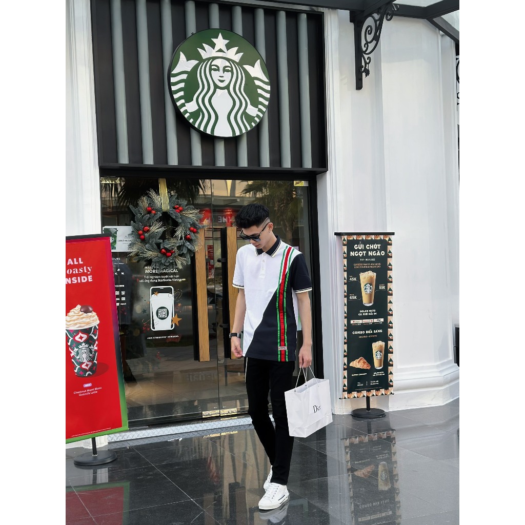 Áo polo nam cao cấp, áo thun cổ bẻ áo phông có cổ