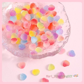 Phụ Kiện Charm Kẹo Dẻo Mini Jellybean Hình Trái Tim Nhiều Màu Sắc