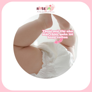 Bỉm tã dán ROSE BABY size M 52 miếng (6-11kg) ( gói 52 miếng tã rosebaby )