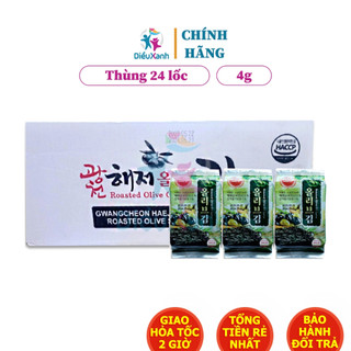 Rong Biển Tẩm Olive Gwangcheon Haejeo 3 Gói *4g